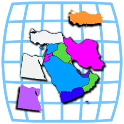 Middle East (Gulf) Map Puzzle icon